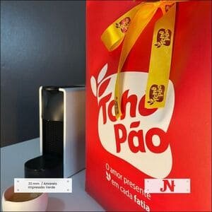 Fita Personalizada Sacola Vermelha